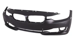 BMW 3 Series Sedan Bumper Front With PDC Sensor/cam Without Wash/park Assist Hole Without Molding Hole Primed 2012-2015