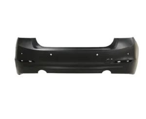 BMW 3 Series Sedan Bumper Rear Primed With Sensor Without Molding (gas) (F30 335I) CAPA Certified 2012-2015