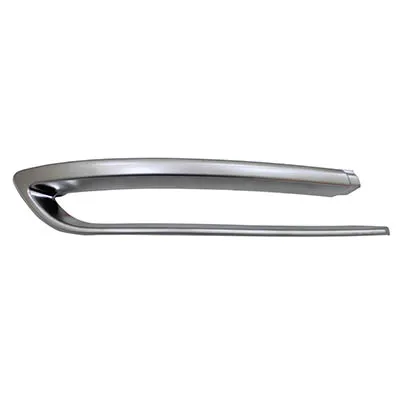 BMW 5 Series Bumper Molding Rear Driver Side Without M Package Modern Line Chrome/silver 2014-2016
