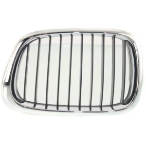 BMW 5 Series Grille Driver Side Chrome/black 525I/530I 2001-2003