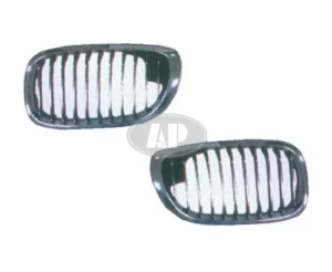 BMW 3 Series Convertible/3 Series Coupe Grille Driver Side Chrome/black [11 Black Vertical Bars With Chrome Face Surrounded By Chrome Frame] 2003-2006