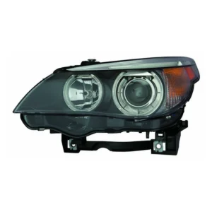 BMW 5 Series Head Lamp Driver Side Hid Without Auto Adjust High Quality 2004-2007
