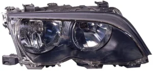 BMW 3 Series Sedan/3 Series Wagon Head Lamp Passenger Side Halogen Black High Quality 2002-2005