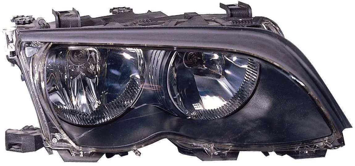 BMW 3 Series Sedan/3 Series Wagon Head Lamp Passenger Side Halogen Black High Quality 2002-2005