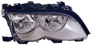 BMW 3 Series Convertible/3 Series Coupe Head Lamp Passenger Side Chrome Halogen High Quality 2002-2005