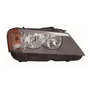 BMW X3 Head Lamp Passenger Side Halogen High Quality 2011-2014