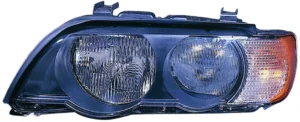 BMW X5 Head Lamp Passenger Side Halogen White Turn Signal High Quality 2000-2003