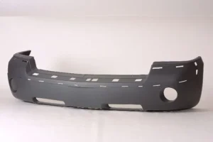 Dodge Dakota Pickup Bumper Front Textured Dark Gray With FOG Lamp Hole/moulding Hole 2005-2007