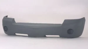 Dodge Dakota Pickup Bumper Front Textured Gray Without Fog Without Molding 2005-2007