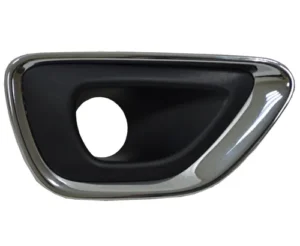 Jeep Grand Cherokee Fog Lamp Bezel Front Passenger Side Black With chrome Molding Ltd/laredo/overland 2014-2016