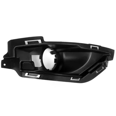 Chrysler 200 Sedan Fog Lamp Bezel Front Passenger Side Black Without LED Lamp 2015-2017
