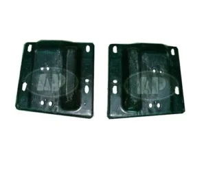 Dodge Ram 1500 Pickup Bumper Bracket Front Passenger Side Without Tow Hooks Beam To Frame Steel 2002-2005