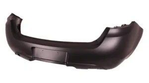Dodge DART Bumper Rear Primed Without Sensor Hole CAPA Certified 2013-2016