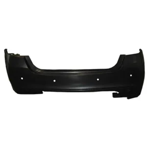Chrysler 200 Sedan Bumper Rear Primed 4CYL With Sensor Without Active Park Assist CAPA Certified 2015-2017