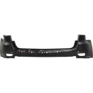 Jeep Grand Cherokee 2016-2021/Grand Cherokee WK 2022 Bumper Rear Primed With 2 Advanced Park Holes/blind Spot Laredo/ltd/overland/trailhawk Model CAPA Certified