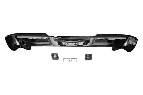 Dodge Pickup RAM2500-3500 Bumper Face Bar Rear Assembly With 2 Brkt Chrome 2003-2009