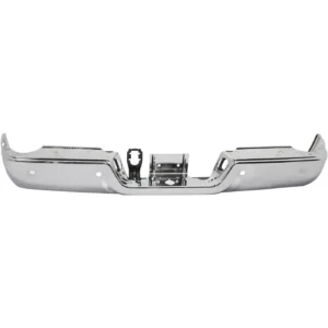 Ram PICKUP-RAM-2500/PICKUP-RAM-3500 Bumper Face Bar Rear Chrome With Sensor Without Dual Exhaust 2011-2012