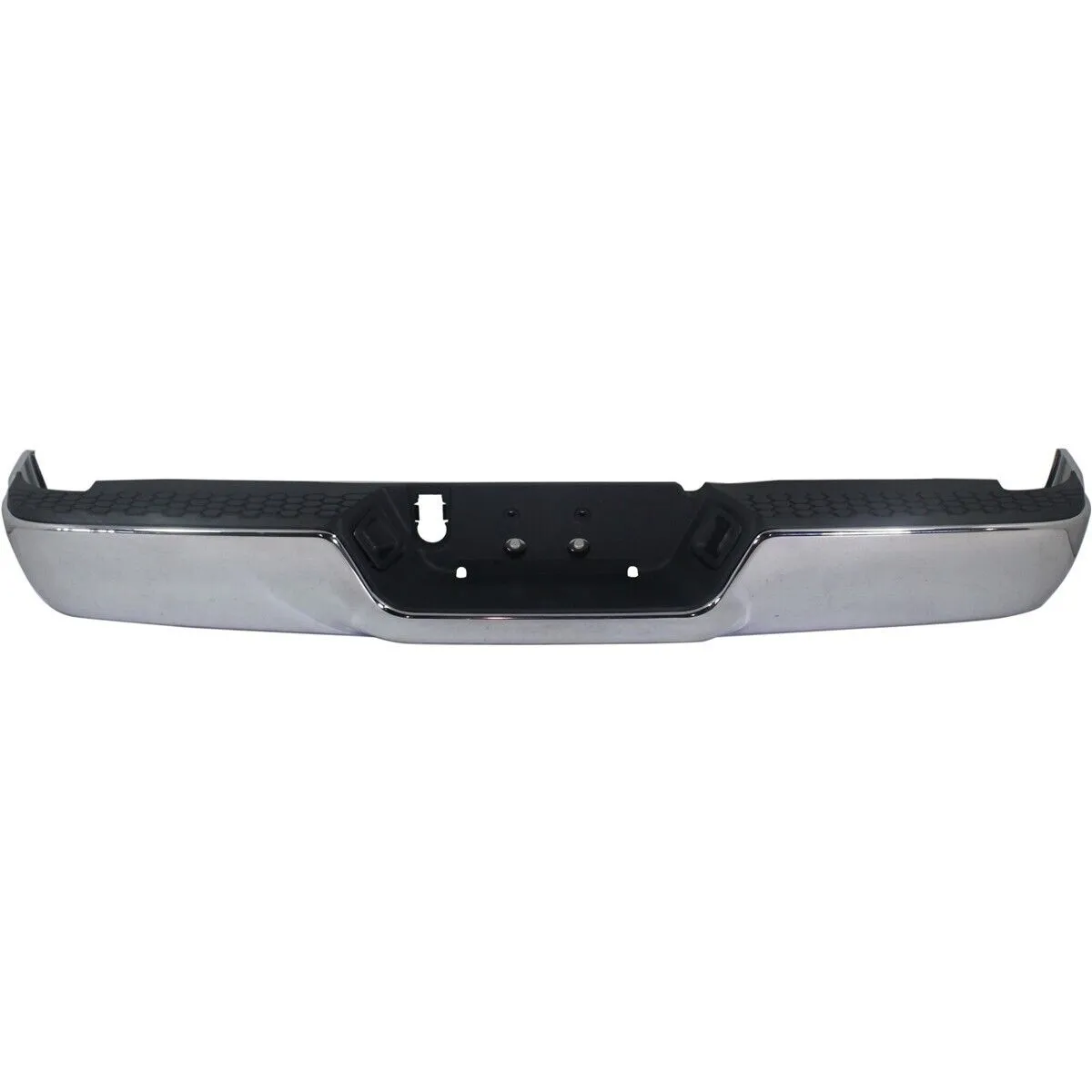 Ram PICKUP-RAM-2500/PICKUP-RAM-3500 Bumper Rear Assembly Chrome Without Sensor 1500 Without Dual Exhaust 2011-2012