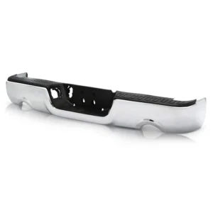 Ram PICKUP-RAM-1500 2011-2018/PICKUP-RAM-1500 Classic 2019-2024 Bumper Rear Assembly Chrome Without Sensor For 1500 With DUAL Exhaust