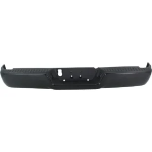 Ram PICKUP-RAM-2500/PICKUP-RAM-3500 Bumper Rear Assembly Paint-to-Match Black With bar/pad/brackets Without Sensor/dual Exhaust 2010-2012