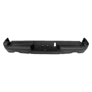Ram PICKUP-RAM-1500 Bumper Rear Assembly Black Powder Coat Dual Exhaust With PAD/Extensions/Both Mount Brackets/All Inner Outer Without Sensor REBEL/TRX 2019-2024
