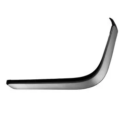 Ram PICKUP-RAM-1500 Valance Rear Passenger Side Black Without Sensor W/Single Exhaust 2019-2024