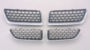 Dodge Stratus Sedan Grille Matte-black With chrome Mldg 4 Pcs Design 2004-2006