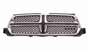Dodge Durango Grille Chrome Painted Black With accent Colour 2011-2013