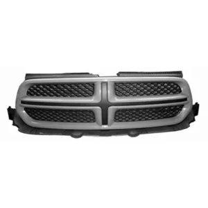 Dodge Durango Grille Matte Dark Gray With GRAY Mldg Paint-to-Match 2011-2013