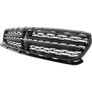 Dodge Charger Grille Flat Black Crosshairs And Molding Excludes Scat Pack/srt/hellcat Model 2015-2023