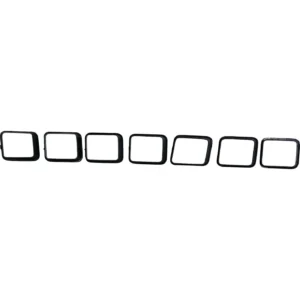 Jeep Grand Cherokee Grille Trim Ring Set Ptd Black 7-PC For Srt/trackhawk 2017-2021
