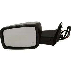 Dodge Ram 1500 Pickup 2009-2010/Pickup RAM2500-3500 2010 Door Mirror Driver Side Power Heated Without Tow With signal/puddle Lamp With chrome Cap