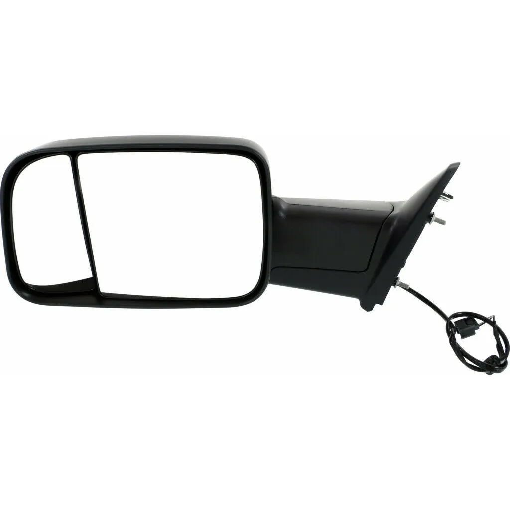 Ram PICKUP-RAM-2500/PICKUP-RAM-3500 Door Mirror Driver Side Manual Textured With TOW 2013-2022