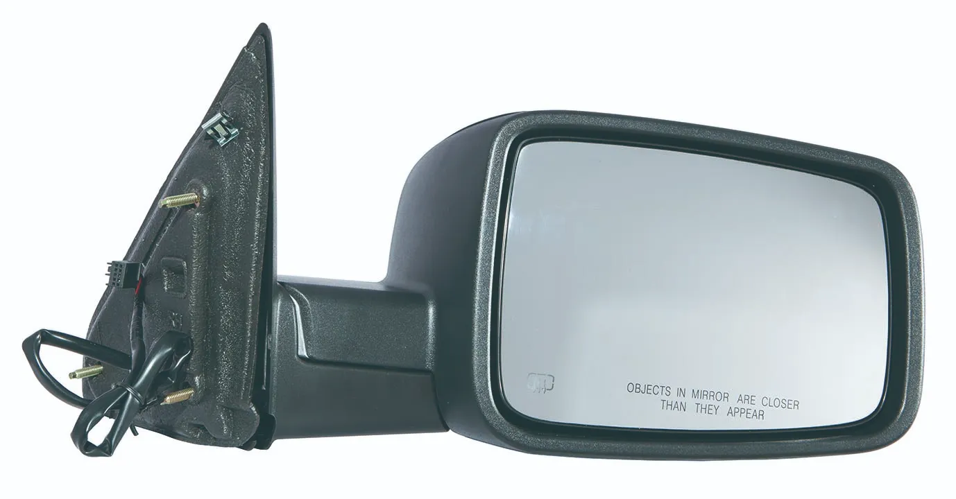 Ram 1500/Ram 2500 Pickup Door Mirror Passenger Side Power Heated Textured Without Signal/memory/puddle Lamp Non-tow TYPE 2011-2012
