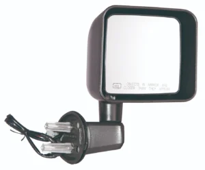 Jeep Wrangler Door Mirror Passenger Side Power Heated Textured 2014