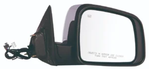 Dodge Durango Door Mirror Passenger Side Power Heated With signal Without Blind Spot Citadel Model Chrome 2011-2022
