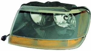 Jeep Grand Cherokee Head Lamp Driver Side Yellow High Quality 1999-2002