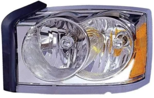 Dodge Dakota Pickup Head Lamp Driver Side (Without Black Bezel) CAPA Certified 2005