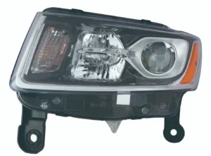 Jeep Grand Cherokee Head Lamp Driver Side Halogen CAPA Certified 2014-2016