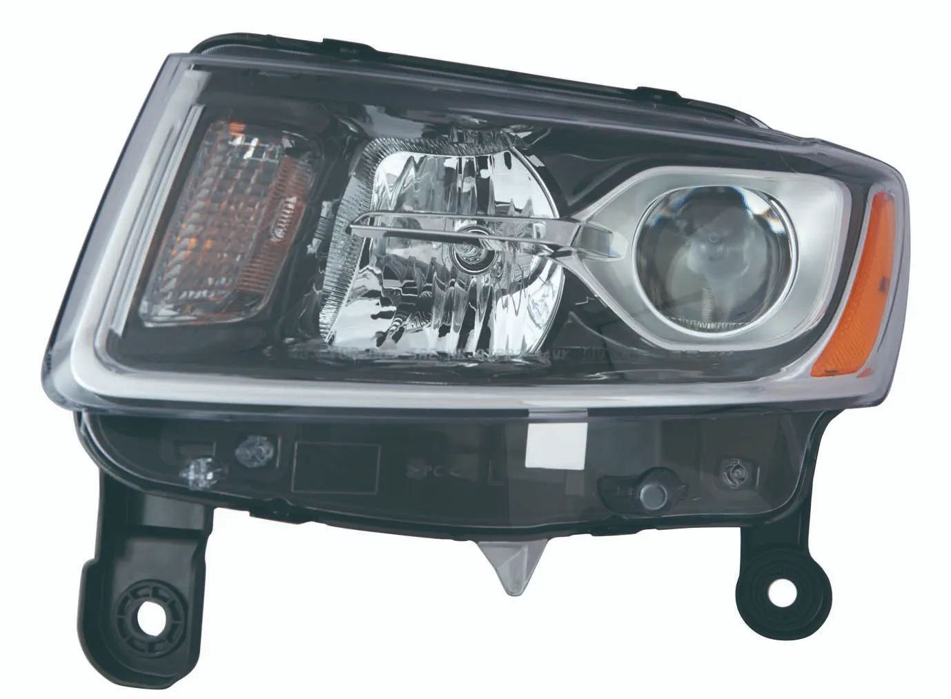 Jeep Grand Cherokee Head Lamp Driver Side Halogen CAPA Certified 2014-2016