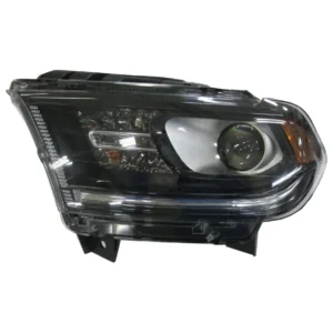 Dodge Durango Head Lamp Driver Side Halogen Black Bezel Without LED Drl High Quality 2014-2015