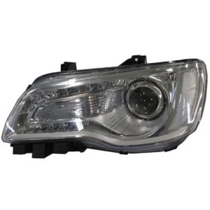 Chrysler 300 Head Lamp Driver Side Halogen Chrome Bezel With Reflector 2015-2017