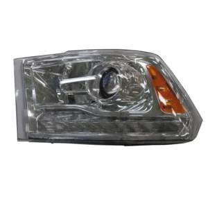 Ram PICKUP-RAM-2500/PICKUP-RAM-3500 Head Lamp Driver Side Halogen Projector Chrome Bezel High Quality 2016-2018
