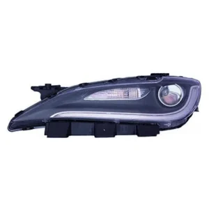 Chrysler 200 Sedan Head Lamp Driver Side Black Trim CAPA Certified 2016-2017