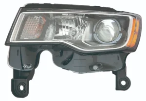 Jeep Grand Cherokee 2017-2021/Grand Cherokee WK 2022 Head Lamp Driver Side Halogen Std TYPE With chrome Bezel High Quality