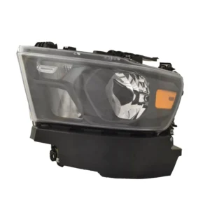Ram PICKUP-RAM-1500 Head Lamp Driver Side Halogen With black Trim Without Logo High Quality 2019-2024