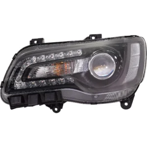 Chrysler 300 Head Lamp Driver Side Halogen Black Projection TYPE High Quality 2018-2023