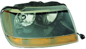 Jeep Grand Cherokee Head Lamp Passenger Side Yellow High Quality 1999-2002