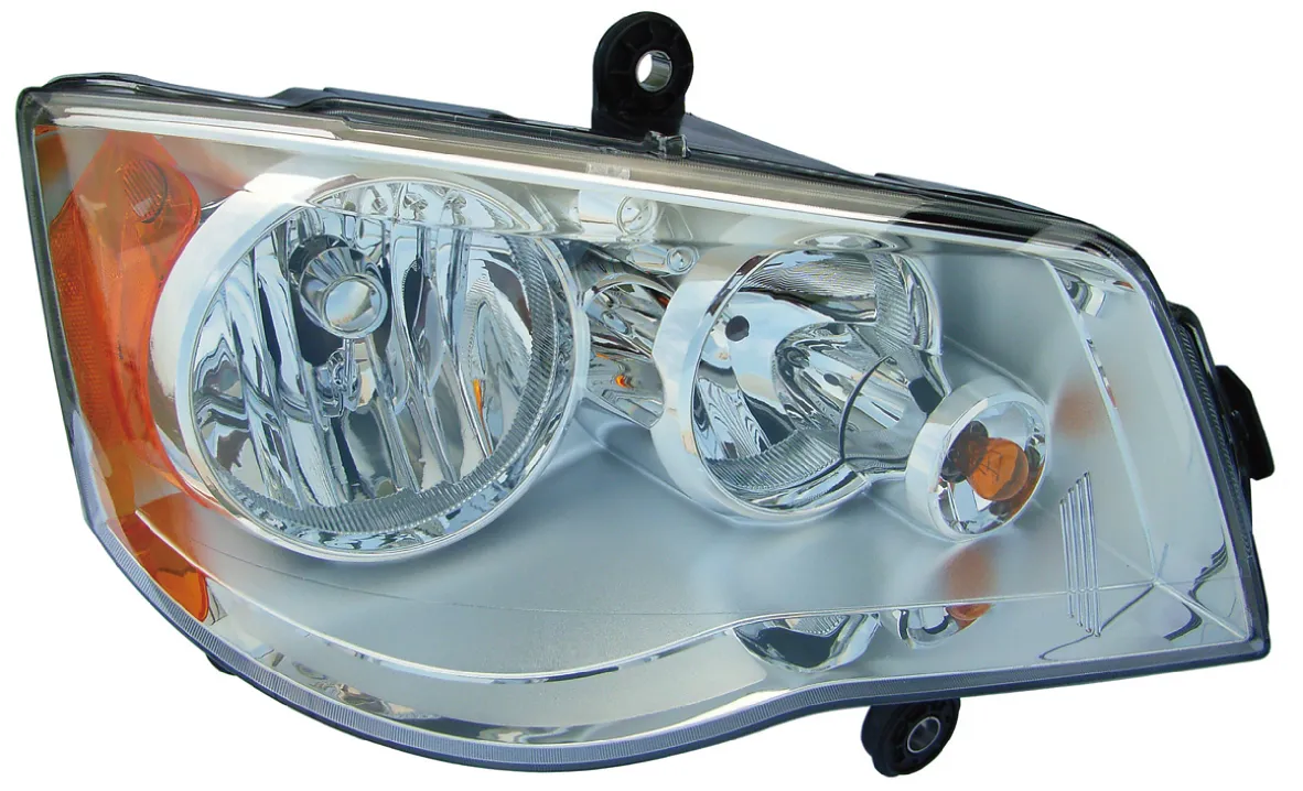 Ram Cargo-van-ram Head Lamp Passenger Side Quad Halogen Chrome Code Lme (2 Adjustors) High Quality 2012-2015
