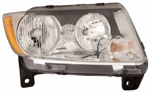 Jeep Grand Cherokee Head Lamp Passenger Side Halogen CAPA Certified 2011-2013